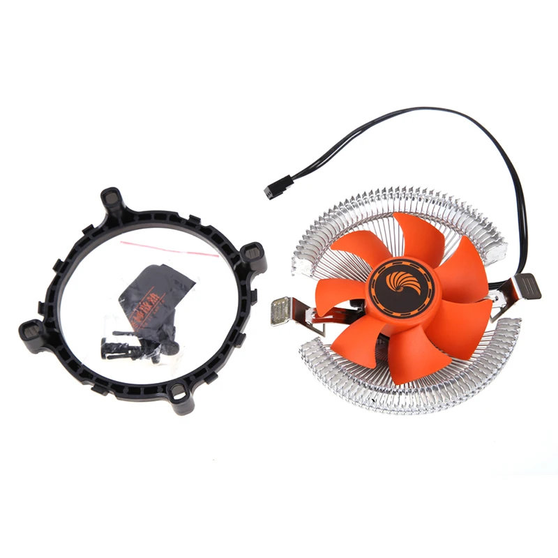 Кулер для процессора Intel LGA775 1155 AMD AM2 AM3 754 оранжевый|fan heatsink|cooling fan heatsinkcpu cooling |