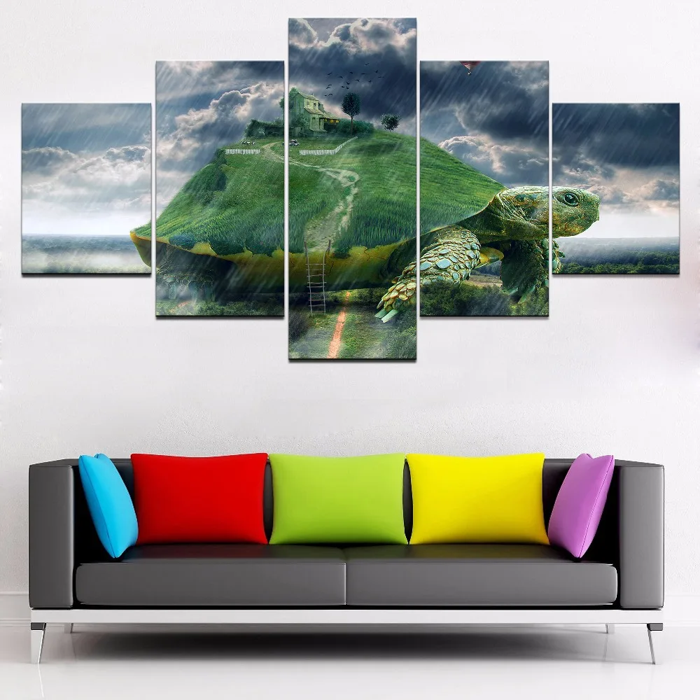 Настенная живопись на холсте постер рамка для дома декоративные 5 панелей