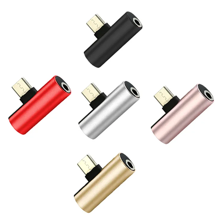 Адаптер для наушников Cherie Adaptador USB Tipo C 3 5 мм аудиоразъем Aux разветвитель зарядный