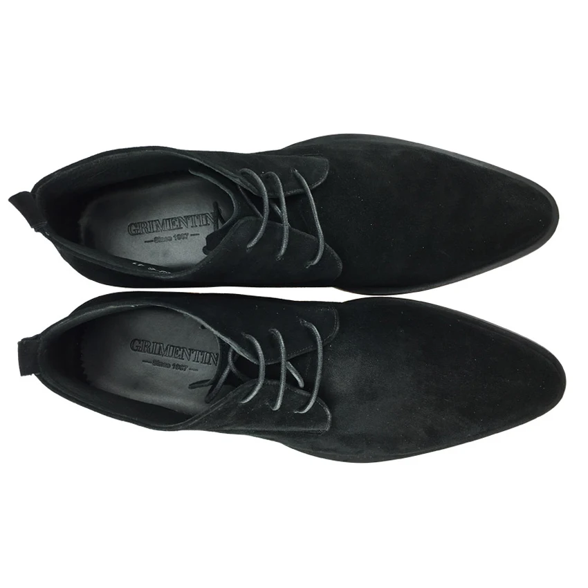 GRIMENTIN/брендовые модные роскошные мужские ботильоны из натуральной кожи на