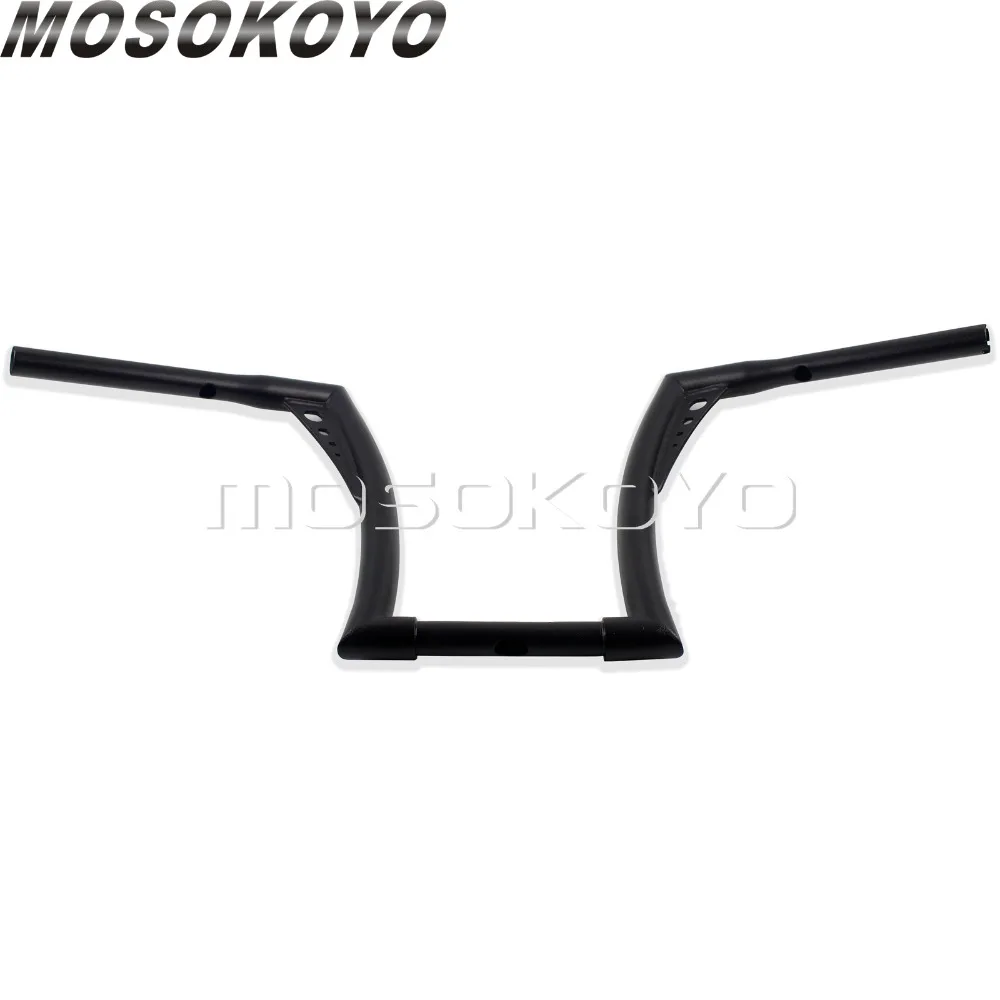 14 &quotRise Black APE вешалка 1-1/4&quot Руль 34 &quotширокий Drag Fat Bar 1&quot для Harley Softail Sportster кафе