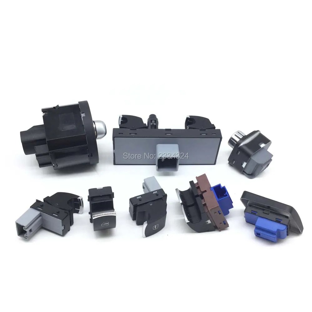 Оконные фары зеркальные задние ворота и переключатель топливного щитка для VW Passat