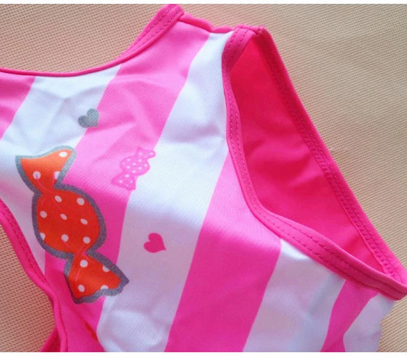 Новинка 2018 слитные купальники для девочек купальные костюмы Hello Kitty розовый