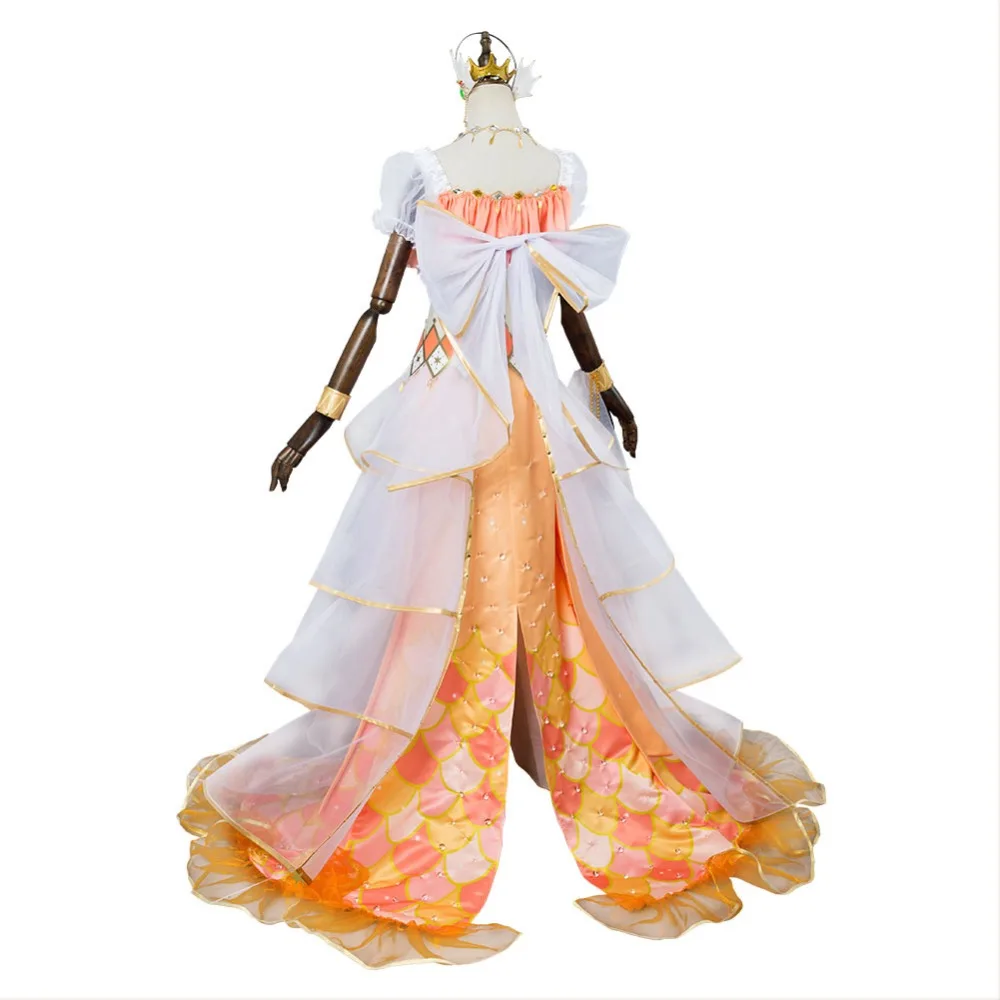 Карнавальный костюм LoveLive Mermaid Festa lovelive Takami Chika платье для пробуждения оранжевый