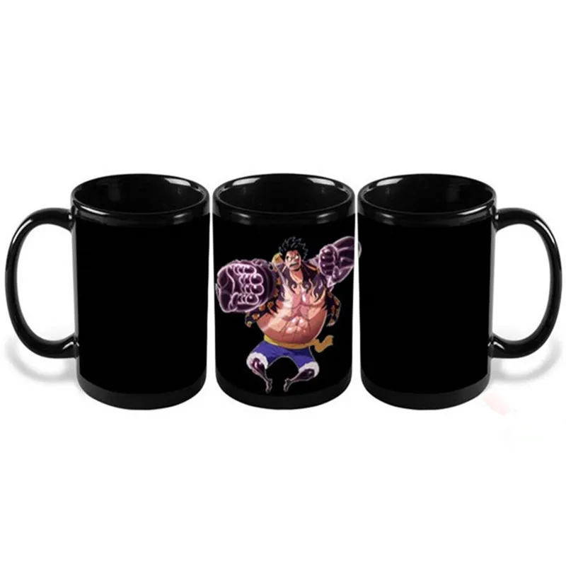 Аниме кофейная кружка одна штука Луффи горячее изменение цвета термоактивный