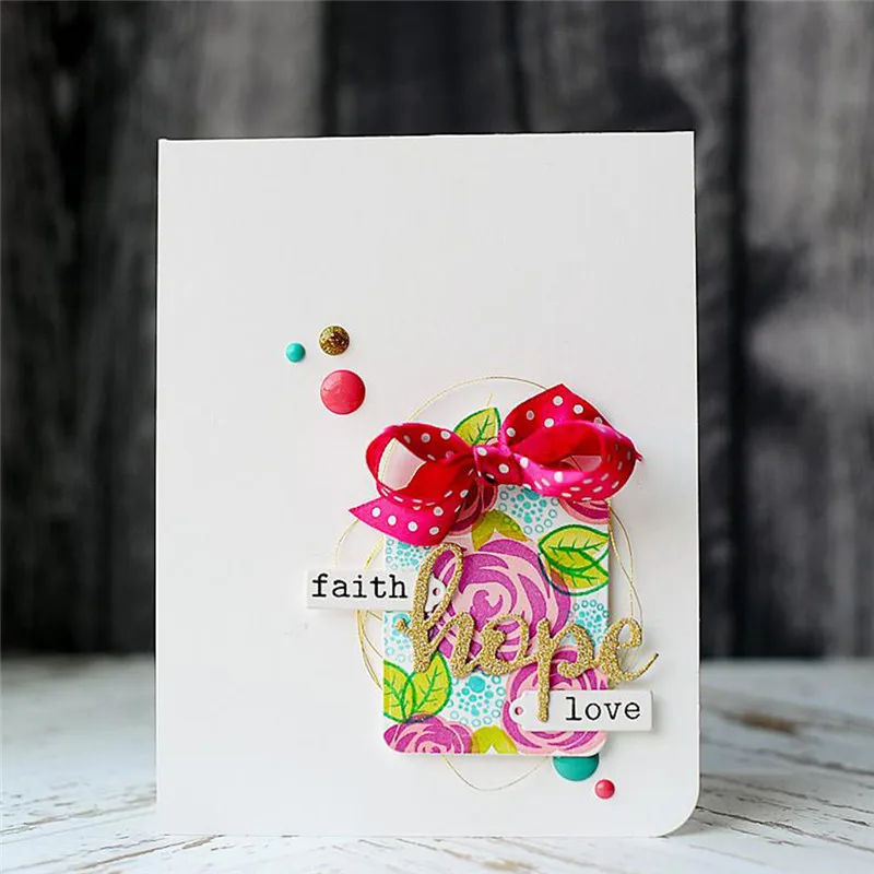 Eastshape бабочка бирка рамка штампы металла резки Скрапбукинг сердце карты делая