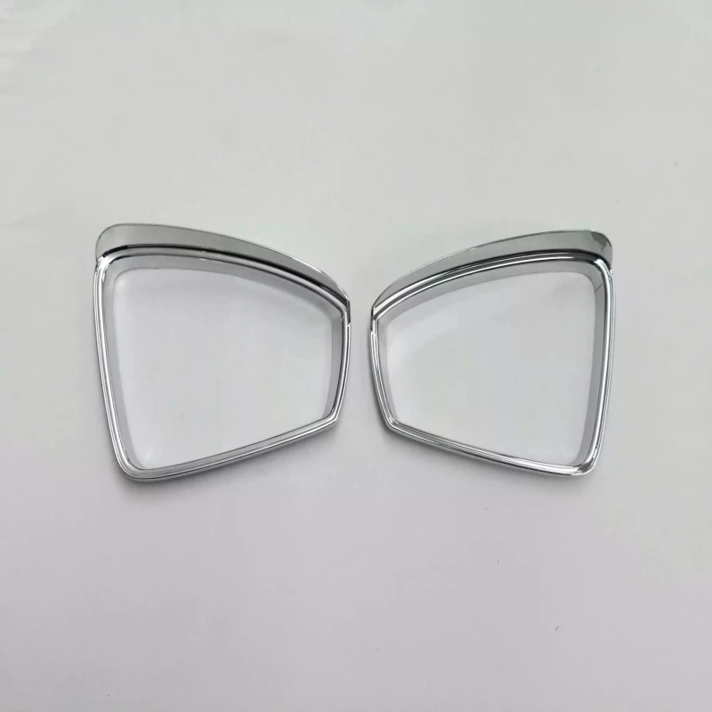 

Car ABS Chrome rear Rearview Side glass Mirror trim frame rain visor shade for Volkswagen VW Tiguan L TiguanL MK2 2016 2017 2018