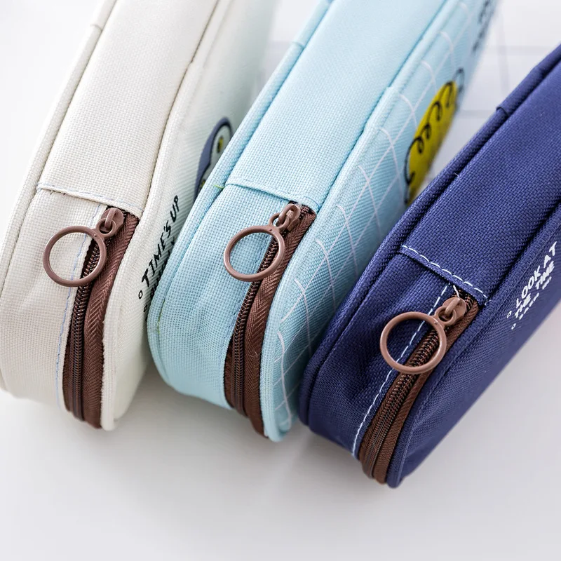 1 шт. Kawaii животных пенал холст исследование подарок школьный Pencilcase сумка школьные