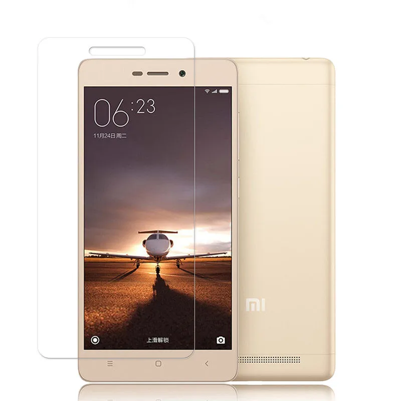 Ультратонкое закаленное стекло для Redmi2 3 защита экрана стеклянная пленка