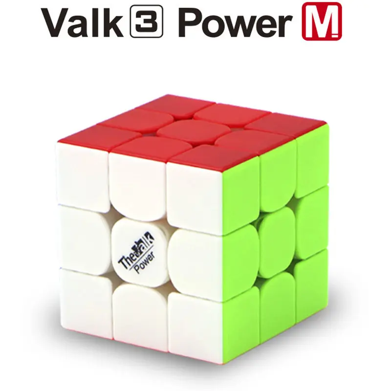 Power M Stickeless Valk3 мощность M кубик рубика Магнитный куб/Valk 3 Мощность/Valk 3/Мини Размеры Cube 3x3 Скорость Mofangge конкурс кубики рубика игрушка WCA головоломки волшебный куб профессиональный игрушки для взрослых - Цвет: Power M Stickeless