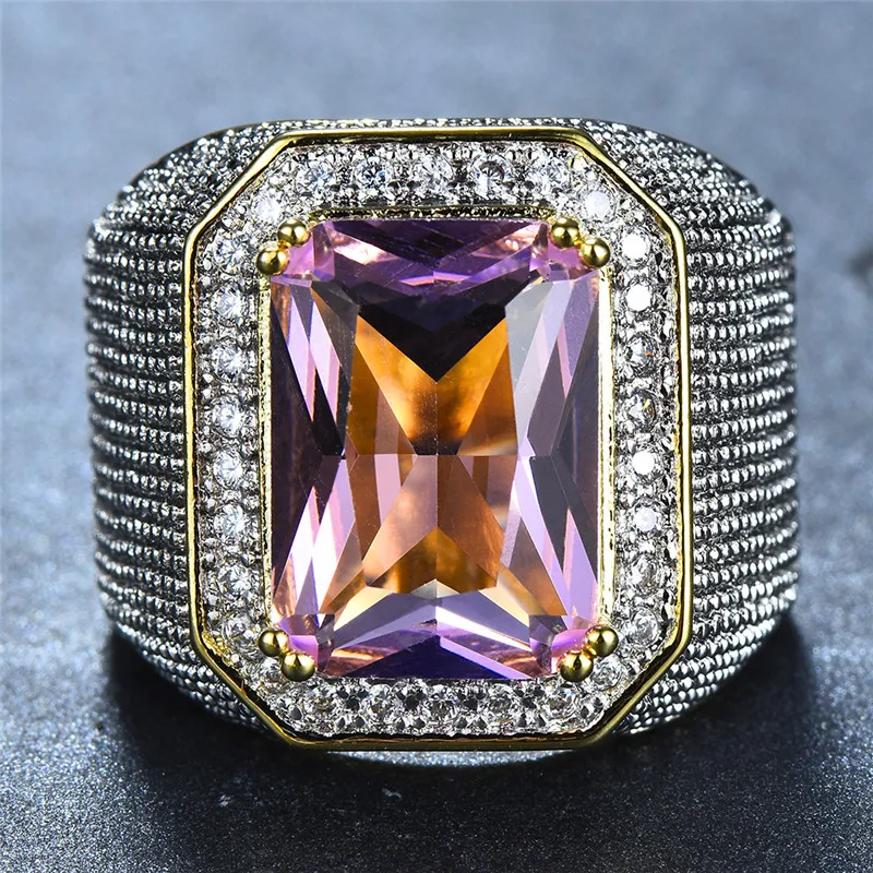 Обручальное кольцо для мужчин и женщин обручальное с кристаллом из циркония