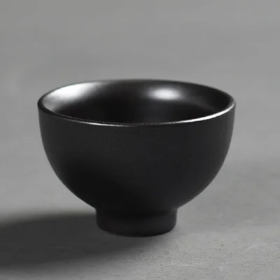 black 1 шт. WIZAMONY посуда для напитков Распродажа китайский ру печной фарфор Gaiwan Китай Чайные чашки фарфоровая чаша китайский заварочный чайник чайная чашка из селадона - Цвет: black
