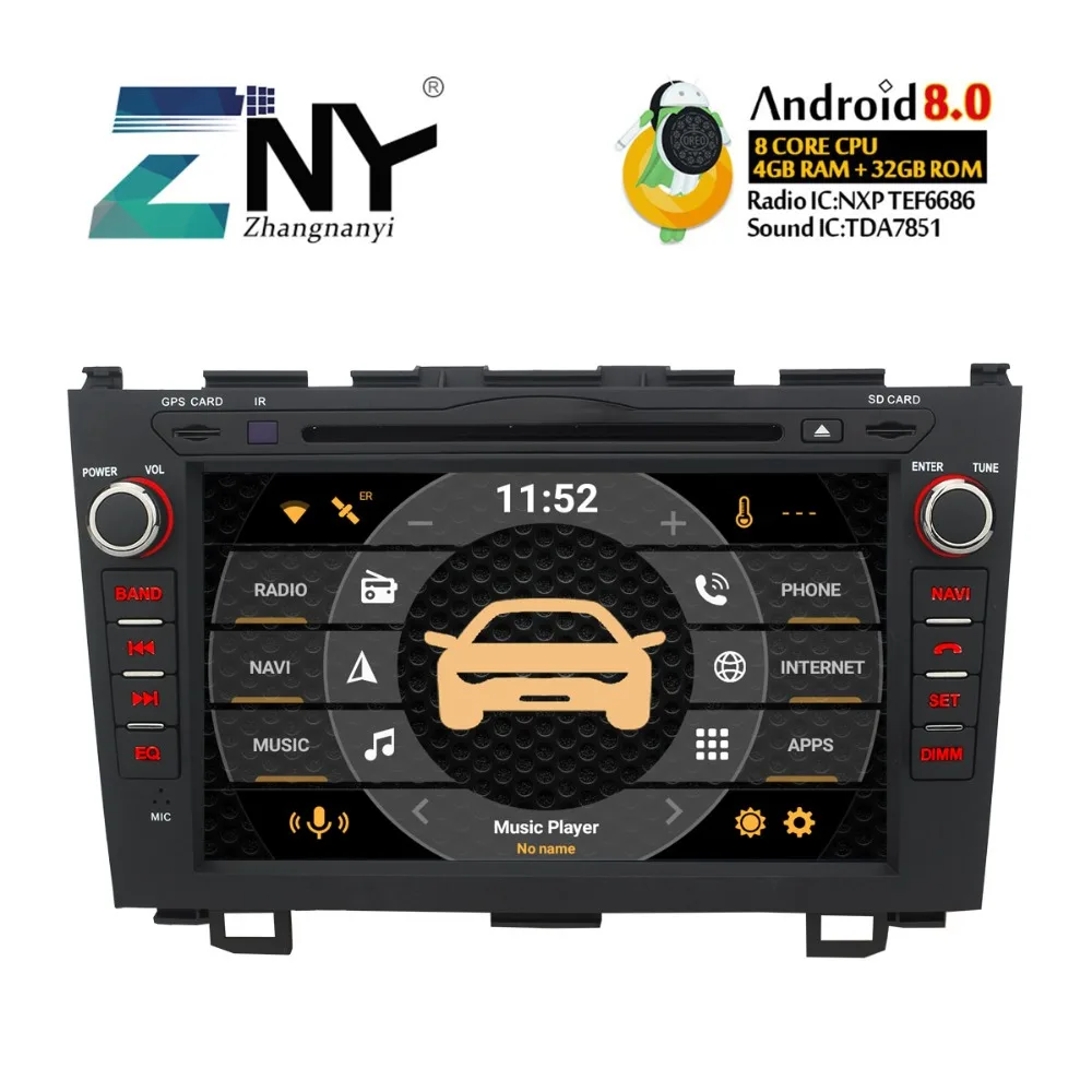 4 ГБ 8 "ips Android 0 GPS для автомобиля стерео Honda CR V CRV 2006 2007 2008 2009 2010 2011 радио FM WiFi