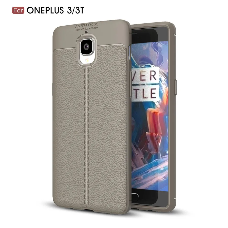 2 Для One plus 3 чехол Oneplus 3 чехол роскошный кожаный ТПУ силиконовый чехол для телефона для Oneplus3 Oneplus 3T задняя крышка - Цвет: 2