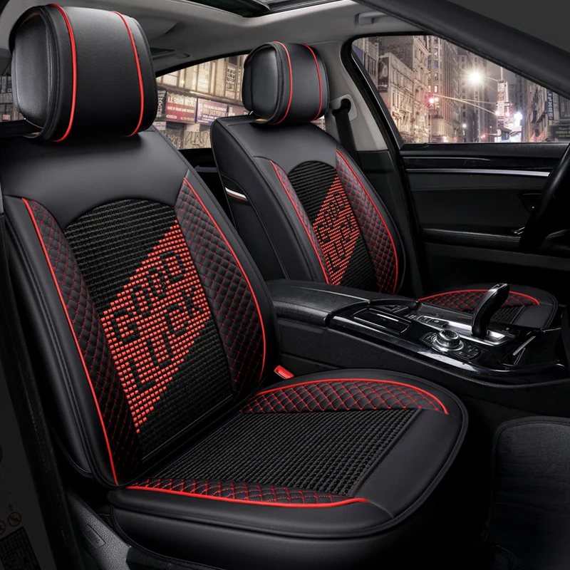 

Luxury PU Leather Car Seat Cover for Toyota Subaru Honda Hyundai Kia Lada BMW Universal Automobile Covers Waterproof