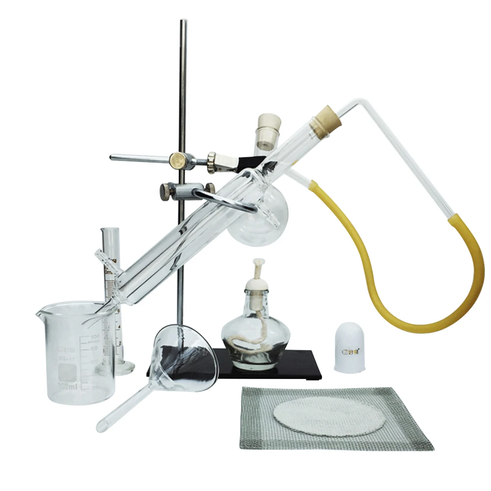 11 шт. небольшая лабораторная Стекло экстракции эфирного масла дистилляционный