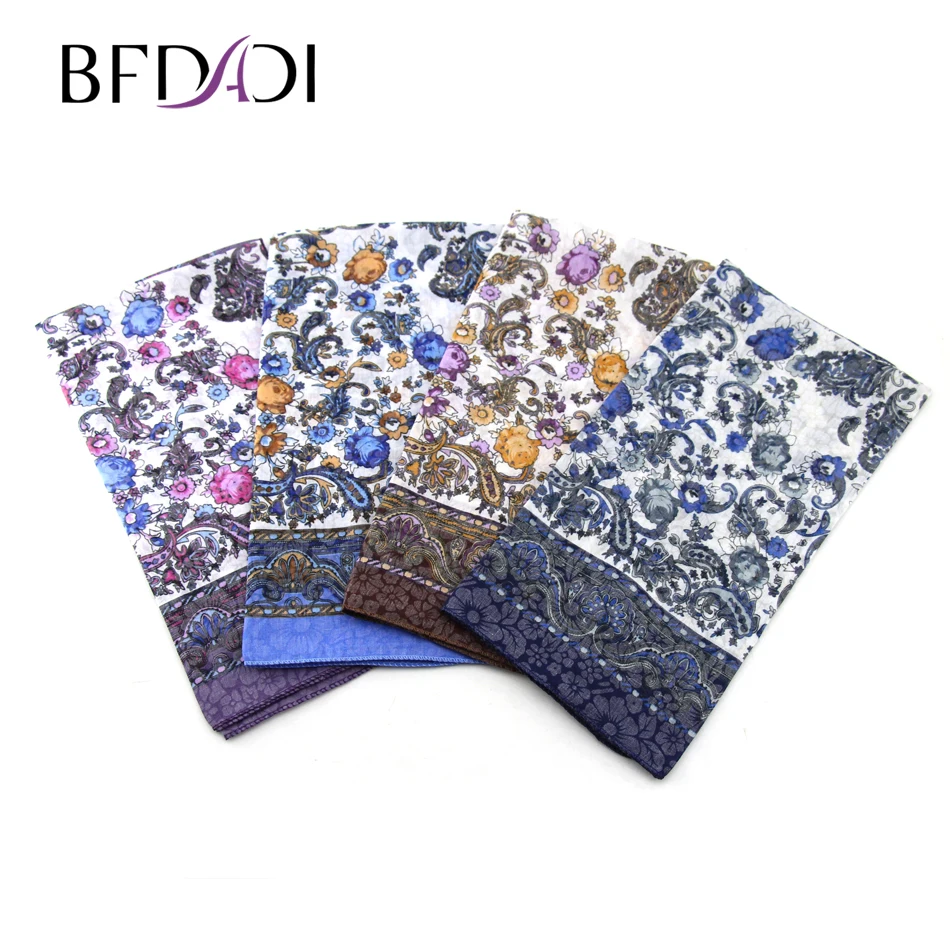 BFDADI/2019 Лидер продаж небольшой квадратный шарф хлопковый женский элегантный Для