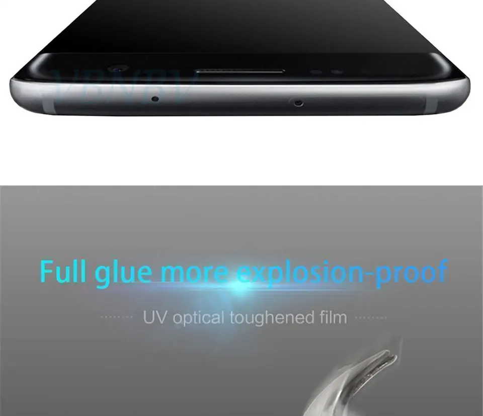 VBNBV 3D полное покрытие стекло для samsung Galaxy S7 Edge S8 S9 Plus защита экрана закаленное стекло для samsung Note 9 8 стеклянная пленка