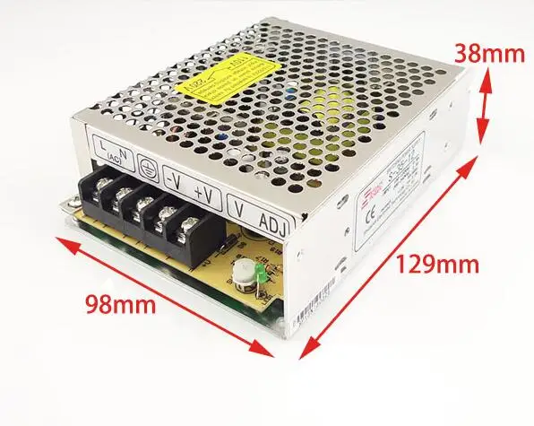 Одиночный выходной переключатель режим питания AC в DC конвертер светодиодный
