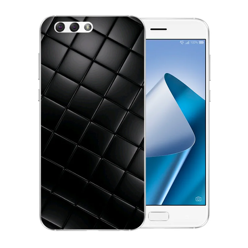 5 дюймов для Asus Zenfone 4 ZE554KL чехол телефона мягкий силиконовый цветной с рисунком