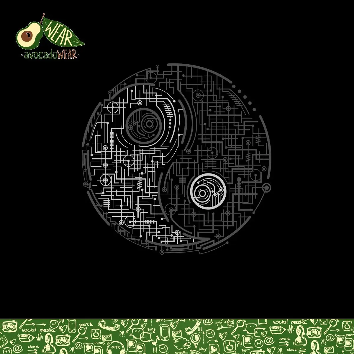 Yin and Yang Taijitu Elctricity женская футболка XS 3XLStreetwear забавная одежда с принтом хип топ