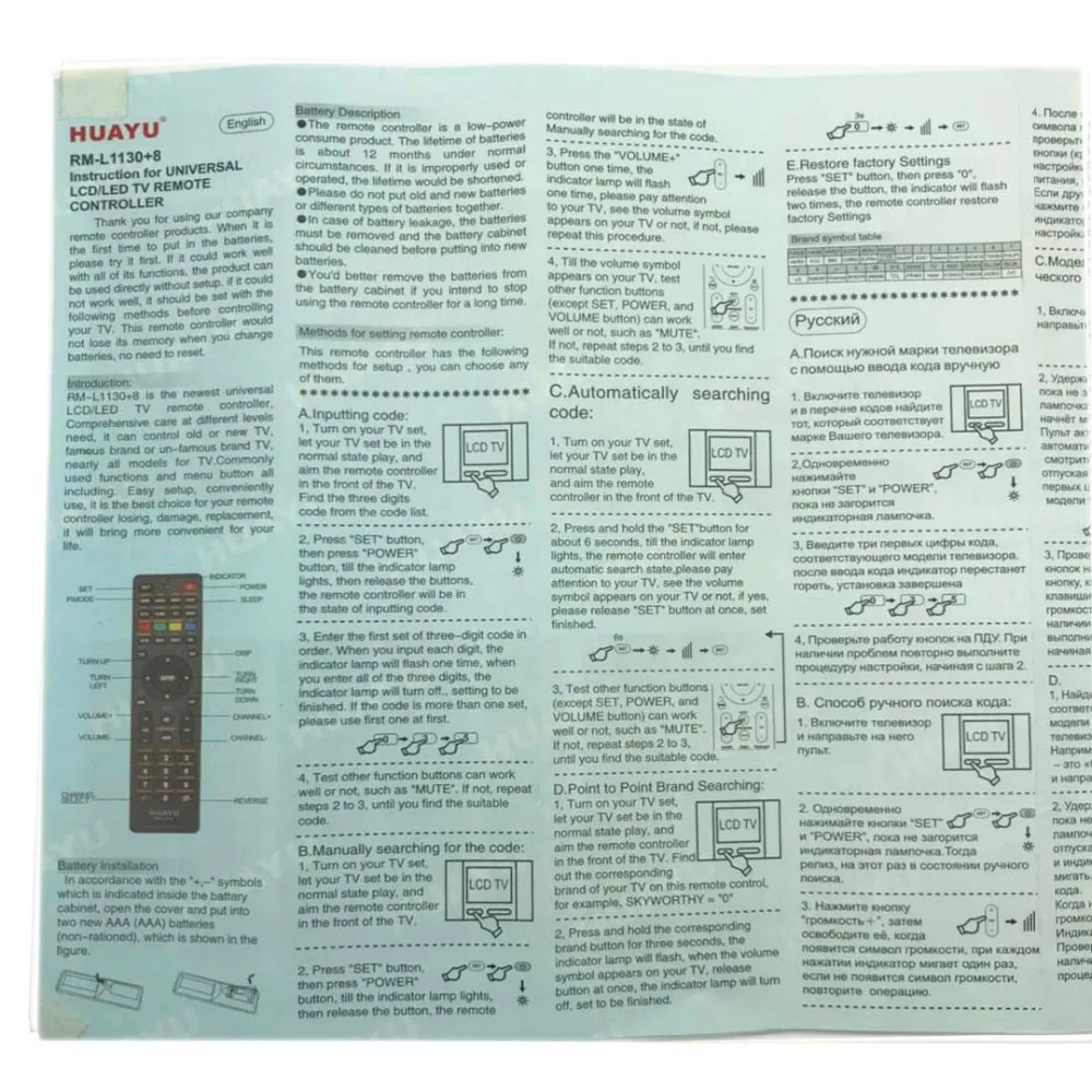 Универсальный ТВ пульт дистанционного управления Замена для S tv-22LED5 LED-EH4720BF DNS M28AM8 051D FUSION RC25B RCF23B RC-E23 AKL AK61/AK66AK68