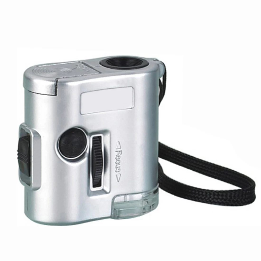 Карманный микроскоп 60X Ювелирная Лупа со светодиодной УФ-подсветильник кой 1 шт. |