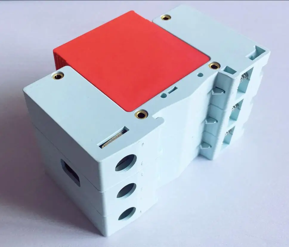 Din Rail Молниезащита 3P 385V Защита от перенапряжения молниеразрядник бытовой 10-20KA
