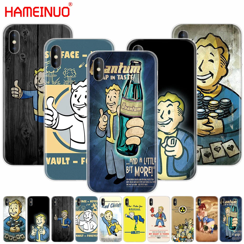HAMEINUO черный остров студии игры Fallout чехол для сотового телефона iphone X 8 7 6 4 4S 5 5S SE 5c 6s plus