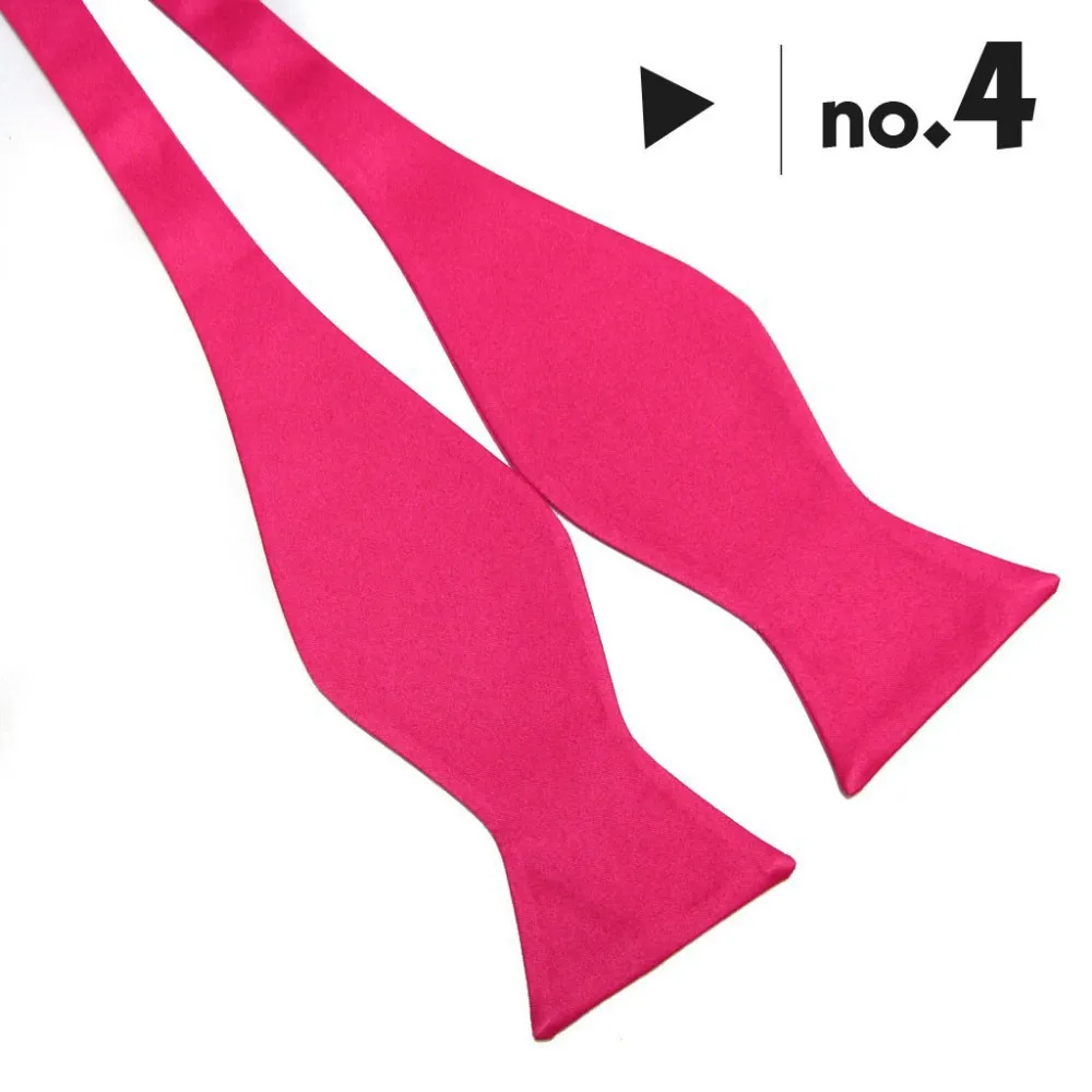 No4 10 цветов, мужские однотонные галстуки-бабочки, галстук-бабочка Gravata Borboleta, черный, красный, белый - Цвет: No4
