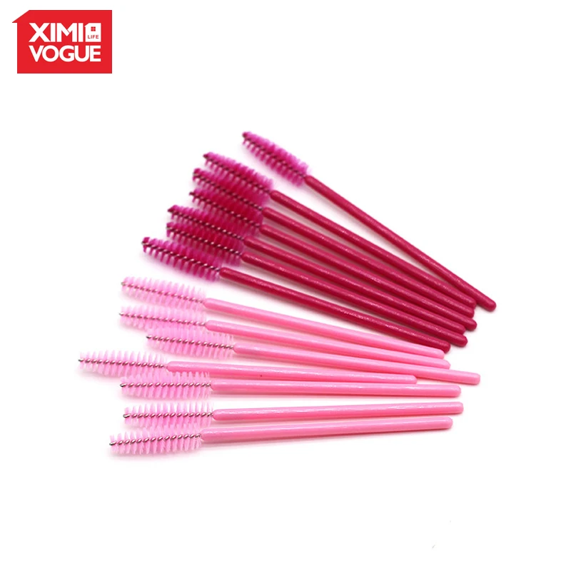 XIMIVOGUE 20Pcs Eyelash Brushes Mascara Wands Applicator 6 Colors Makeup Tool Kits Plastic Cosmetic Eyebrows Brush MDMZ | Красота и