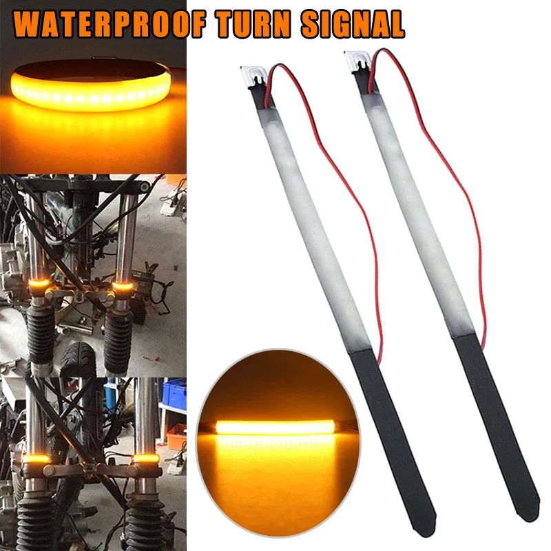 Хит продаж 2 шт. электрический велосипед гибкий 155 мм желтый светильник лента для