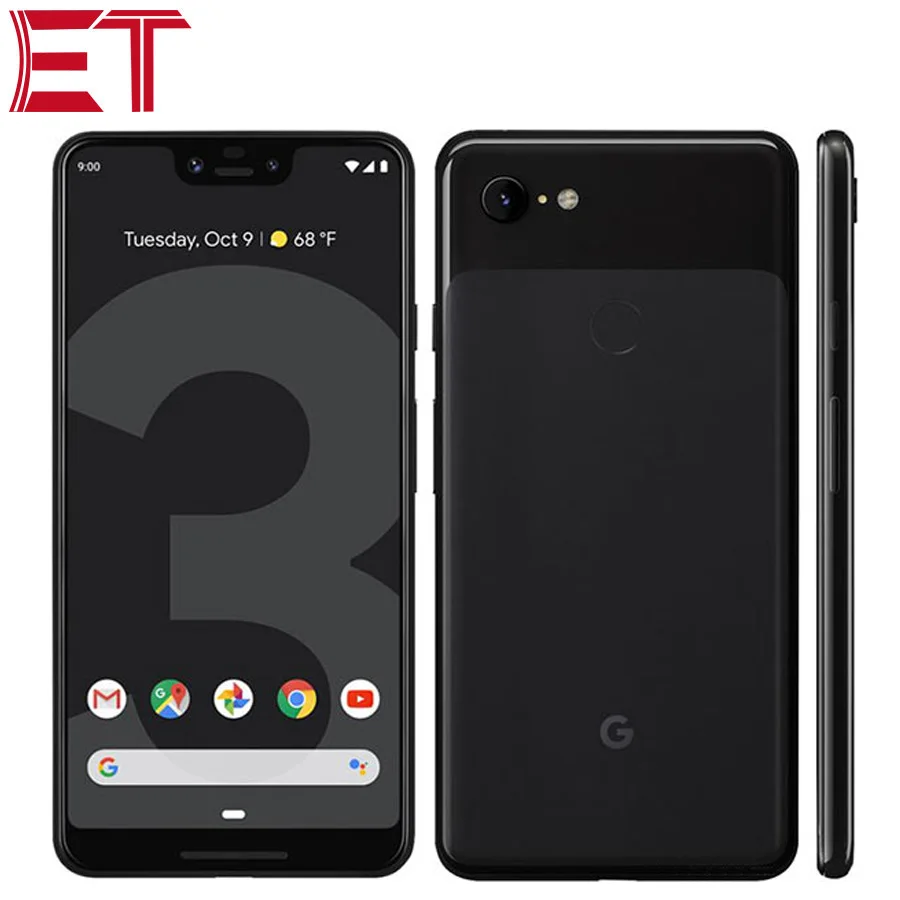 Google Pixel 3 XL 4G LTE мобильный телефон 6,3 дюймов полный экран 1440x2960p 4 Гб ram 64 Гб/128 ГБ rom OctaCore Snapdragon845 NFC Android9.0