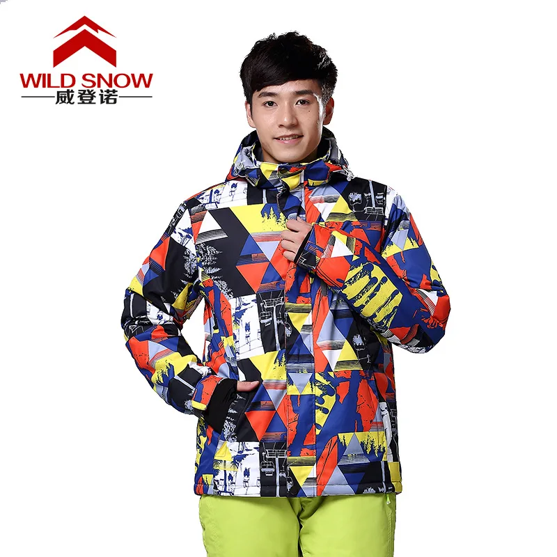 Дикие зимние новые лыжные куртки водонепроницаемые лыжные/Снежные/скейт теплая