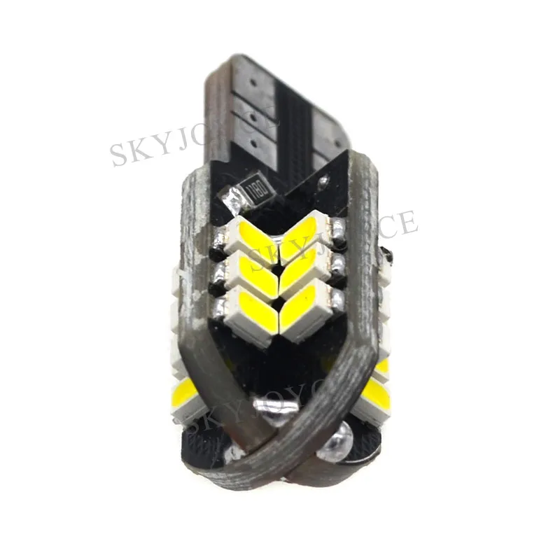 SKYJOYCE 100 шт. светодиодный T10 24SMD Canbus светильник свет 194 2835 24 светодиода без ошибок 10