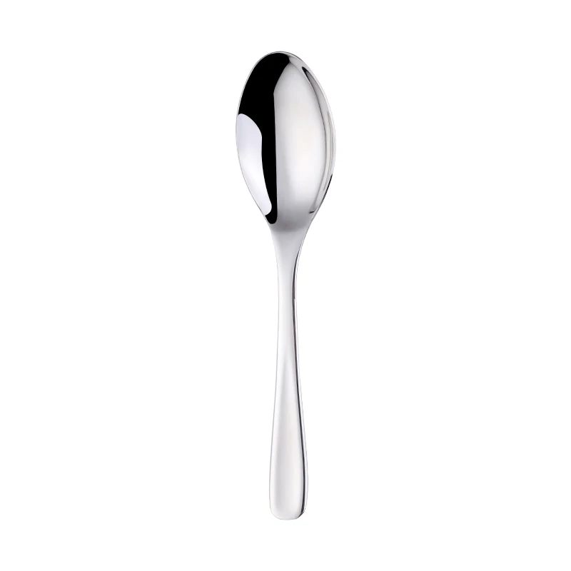1 silver spoon Красочные 18/8 нержавеющая сталь радуга столовые приборы большой размеры длинная ручка для сервировки салата ложка/вилы/дуршлаг салатницы Кухня Посуда - Цвет: 1 silver spoon