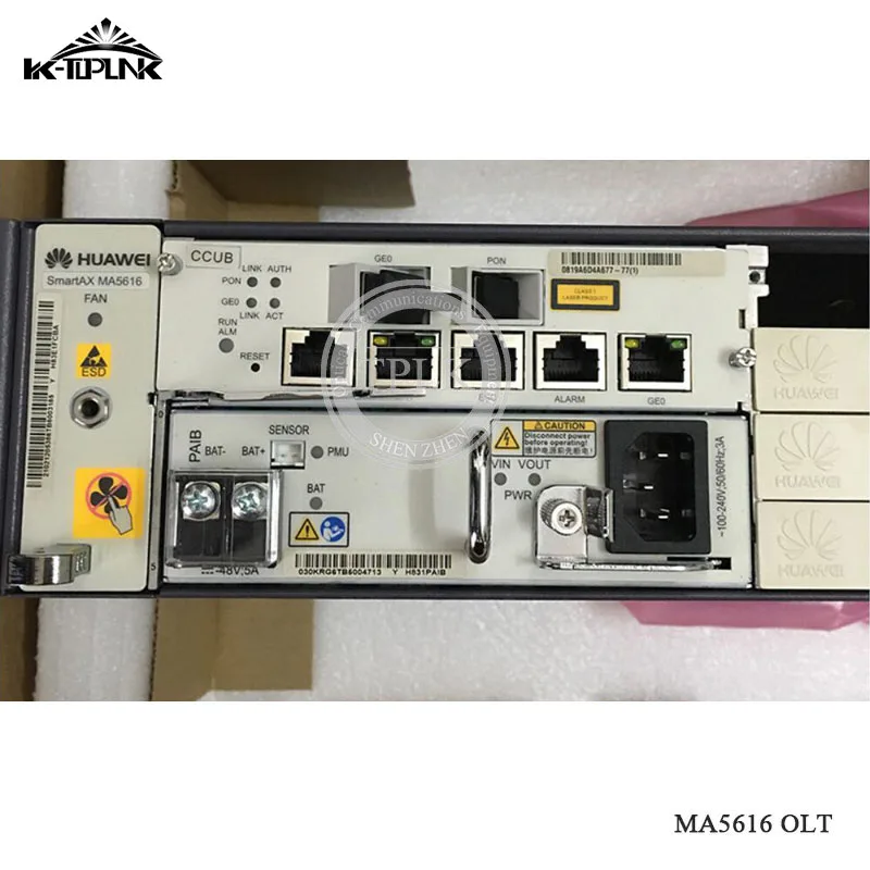 Оригинальный новый корпус Hua Wei IP DSLAM SmartAx MA5616 1 * CCUD + PAIA VDLE (VDSL2 32P) цифровой
