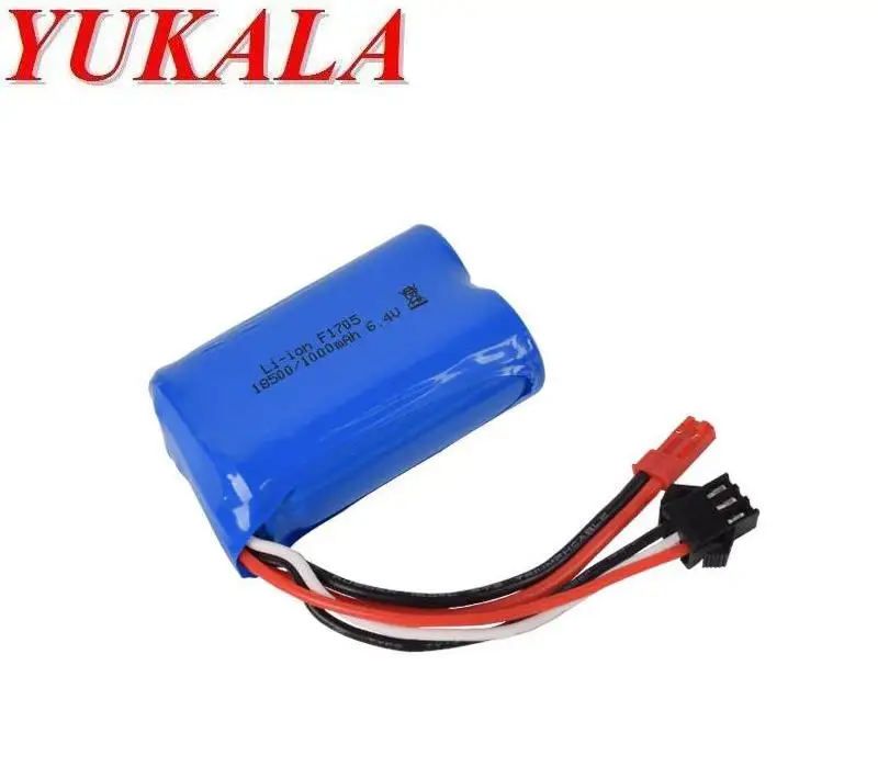 YUKALA wl A303 A313 A323 A333 1/12 высокая скорость RC грузовик батарея 6 4 в 1000 мАч литий ионный