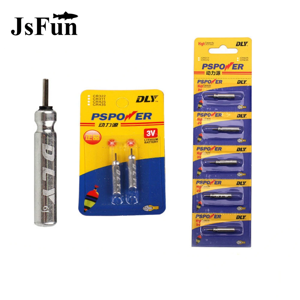 JSFUN 20/50/100 шт. CR425 электронный поплавок для рыбалки литиевые контактные элементы