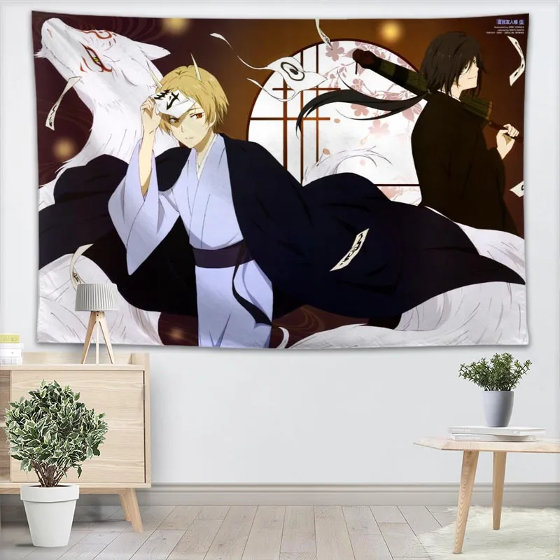 Гобелен Нацумэ Yuujinchou аниме гобелен настенный Лесной покрывало коврик для йоги