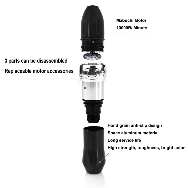 Профессиональный Ракетный Мотор Татуировки Pen Motor Tattoo Machine Вращающийся