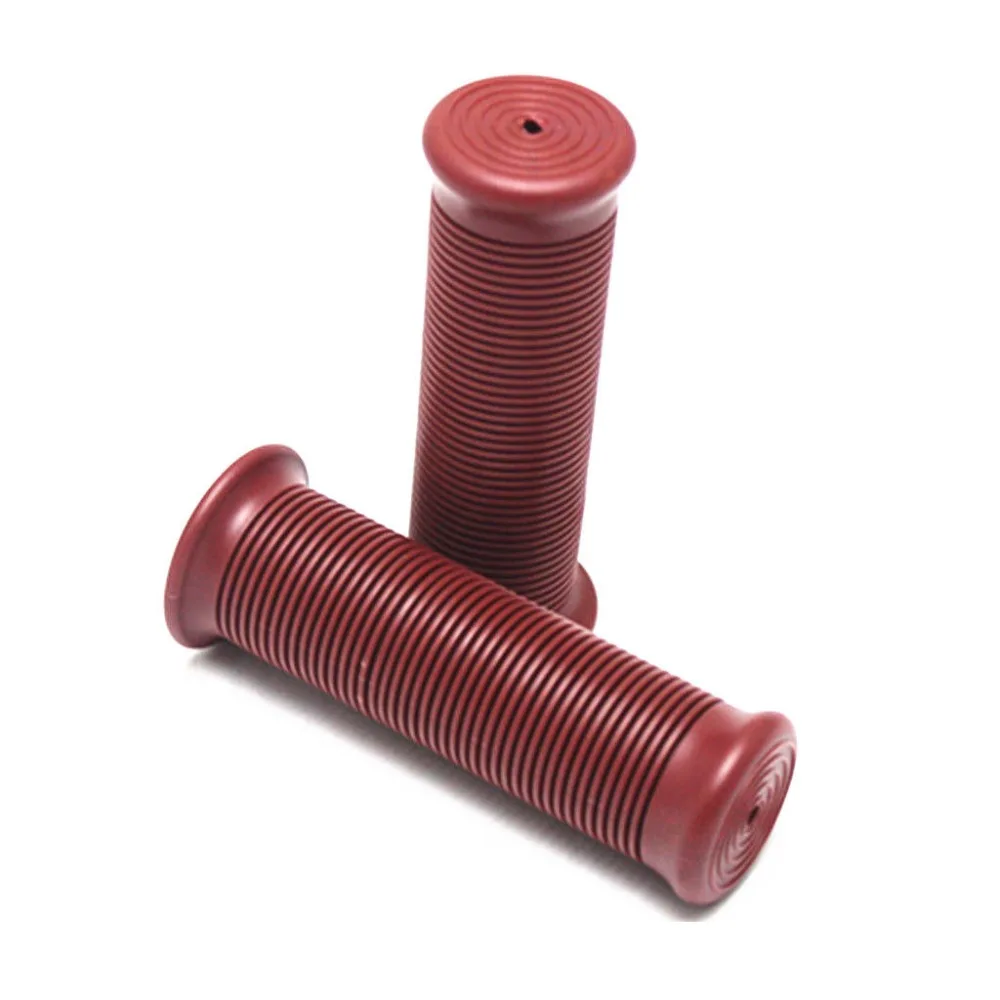 2x Retro Hand Grip Motorcycle Grips 7/8&quot 22mm Handlebar Universal Street bike Dirt Dual Sport Custom|Ручки для мотоциклов| |