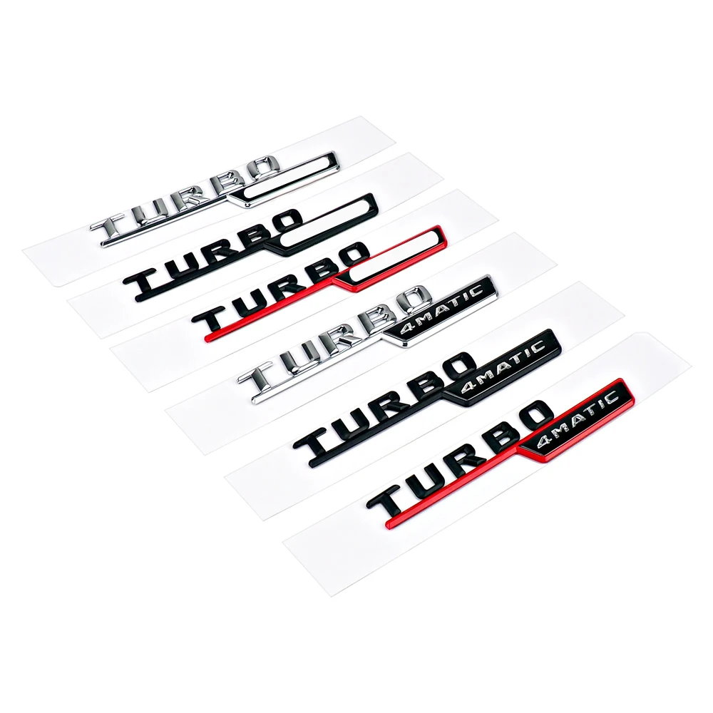 1-20 пар для AMG 4matic TURBO Логотип Знак боковина крыла Стикеры Mercedes Benz A180 W176 W169 A200 A250 A209