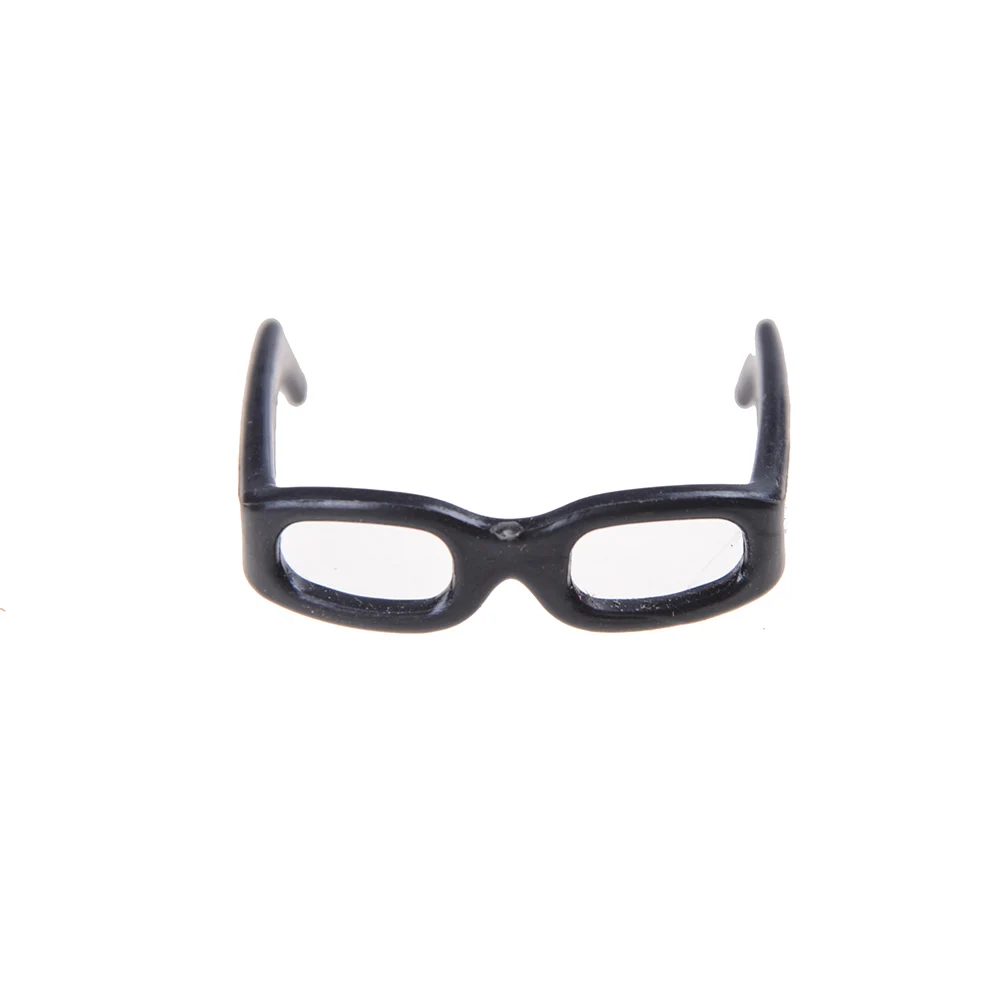 10 шт./компл. пластиковые черные очки для кукол детские Подарочные игрушки девочек