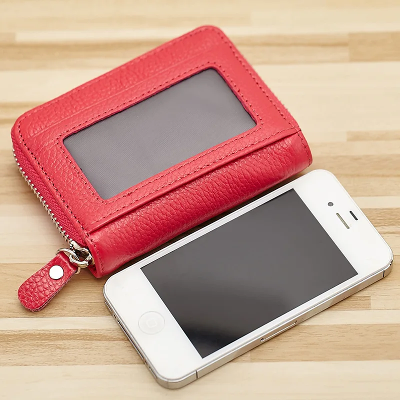 Женский кожаный кошелек для монет из коровьей кожи многофункциональный женский