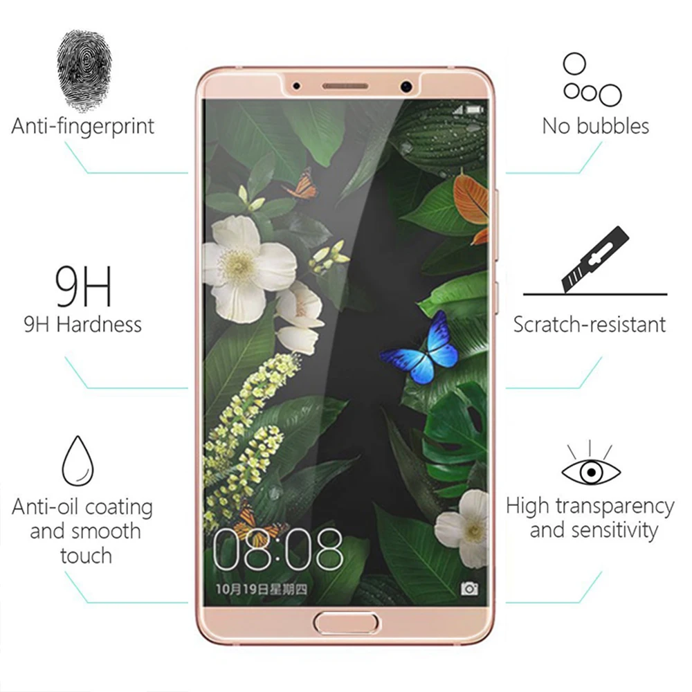 Закаленное стекло для Huawei P10 lite P9 Y7 Y3 ii mate 10 Pro honor 5a 6x 6C 6A 8 P8 Lite 2017 Защитная крышка