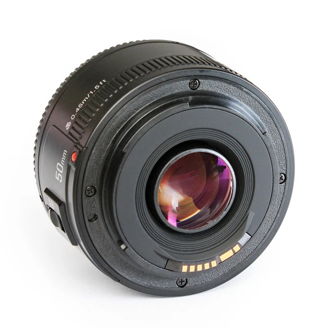 Объектив YONGNUO YN 50 мм f1.8 AF объектив MF с автофокусом для цифровых зеркальных камер