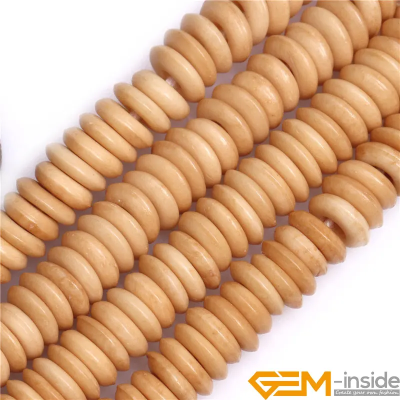 Бусины-разделители Rondelle Donuts Bone Heishi DIY свободные бусины для изготовления