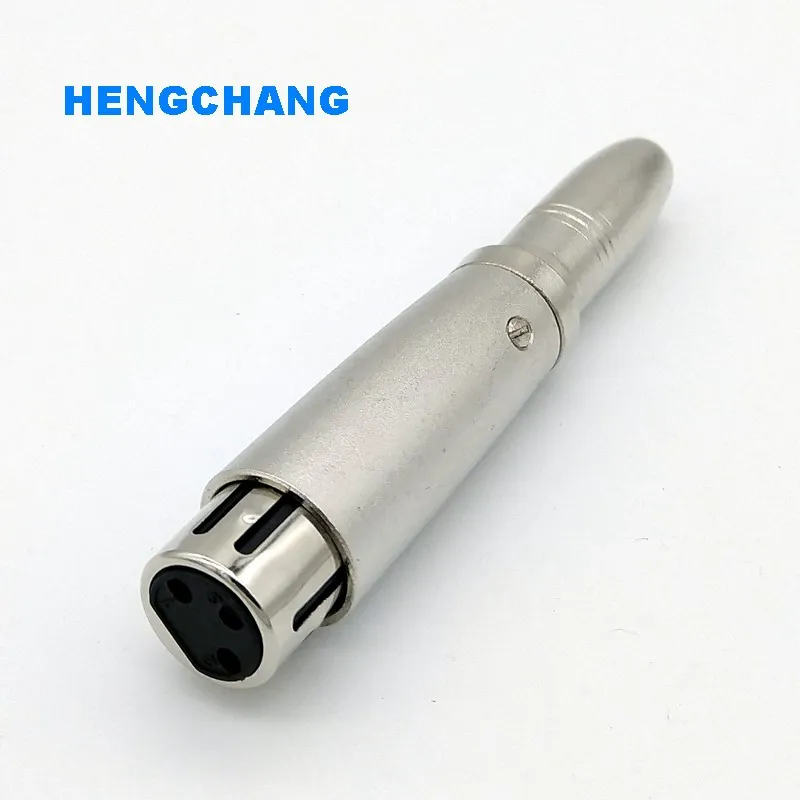 

3pin XLR Female to 6.35mm 6.5mm plug electric guitar conversion plug