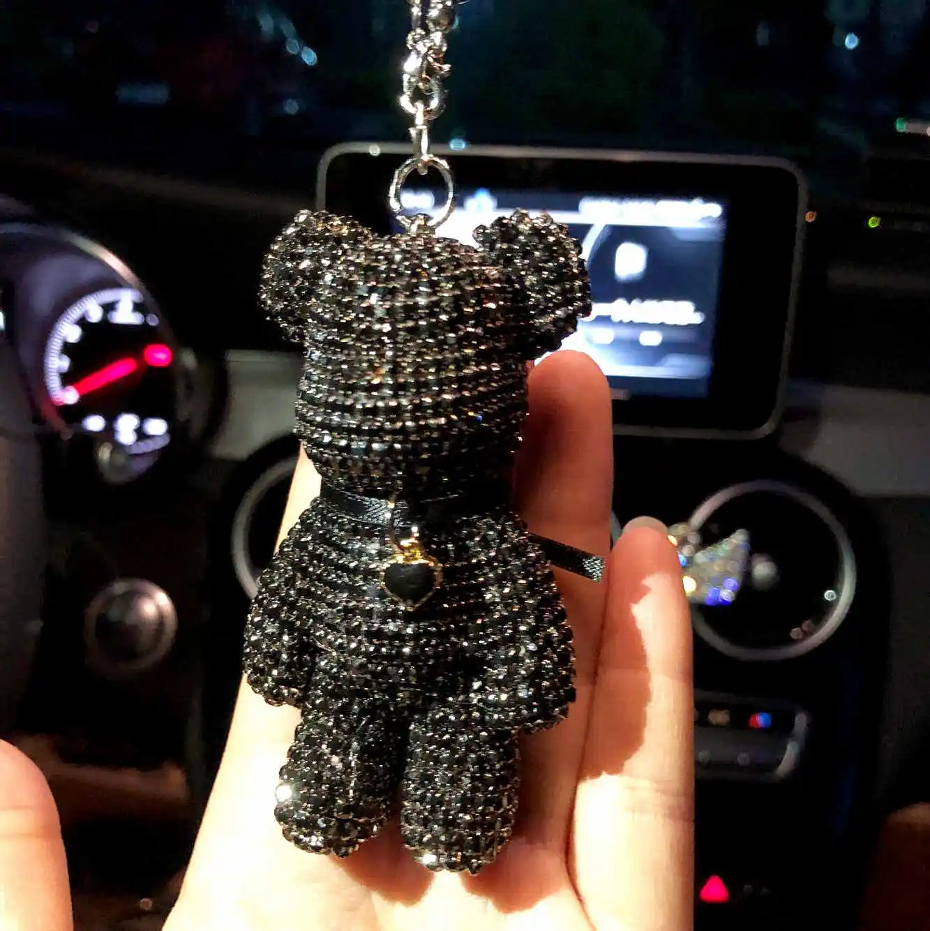 Автомобильная искусственная Хрустальная подвеска в виде медведя|Орнаменты| |